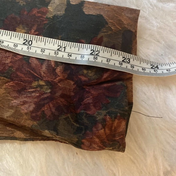 Vintage GOOD TIMES Shirt Top Blouse Women’s Size 14 Floral Shoulder Pads USA - Picture 9 of 9